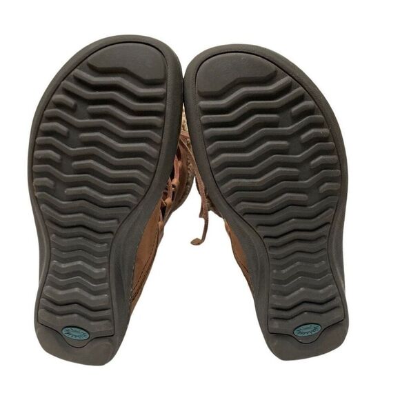 UGG Australia tan leather lace up Tall Torrey women’s 9 Sherling cuff/ lined - Picture 15 of 15